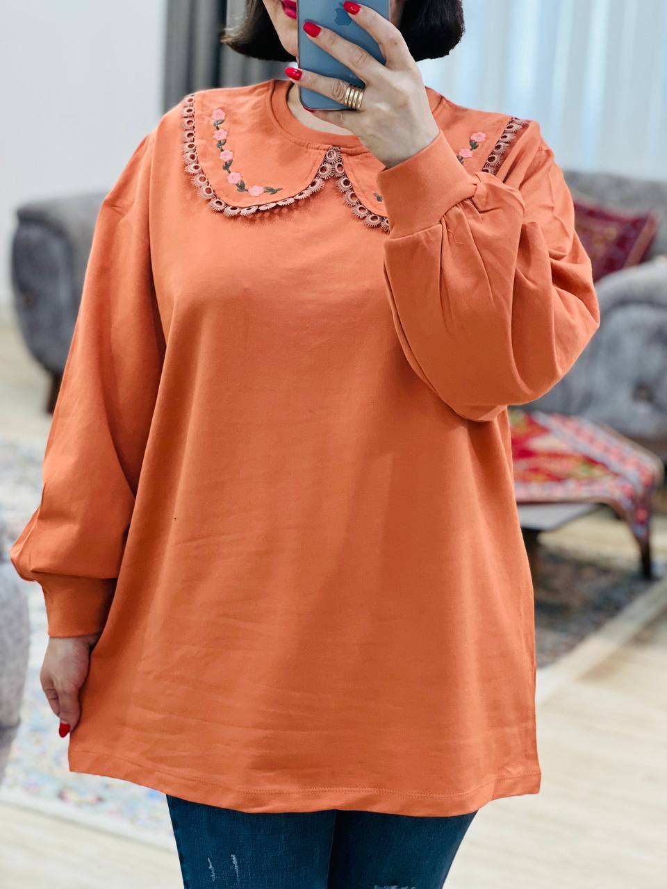 عکس محصول بلوز یقه به به مینا - شماره 5