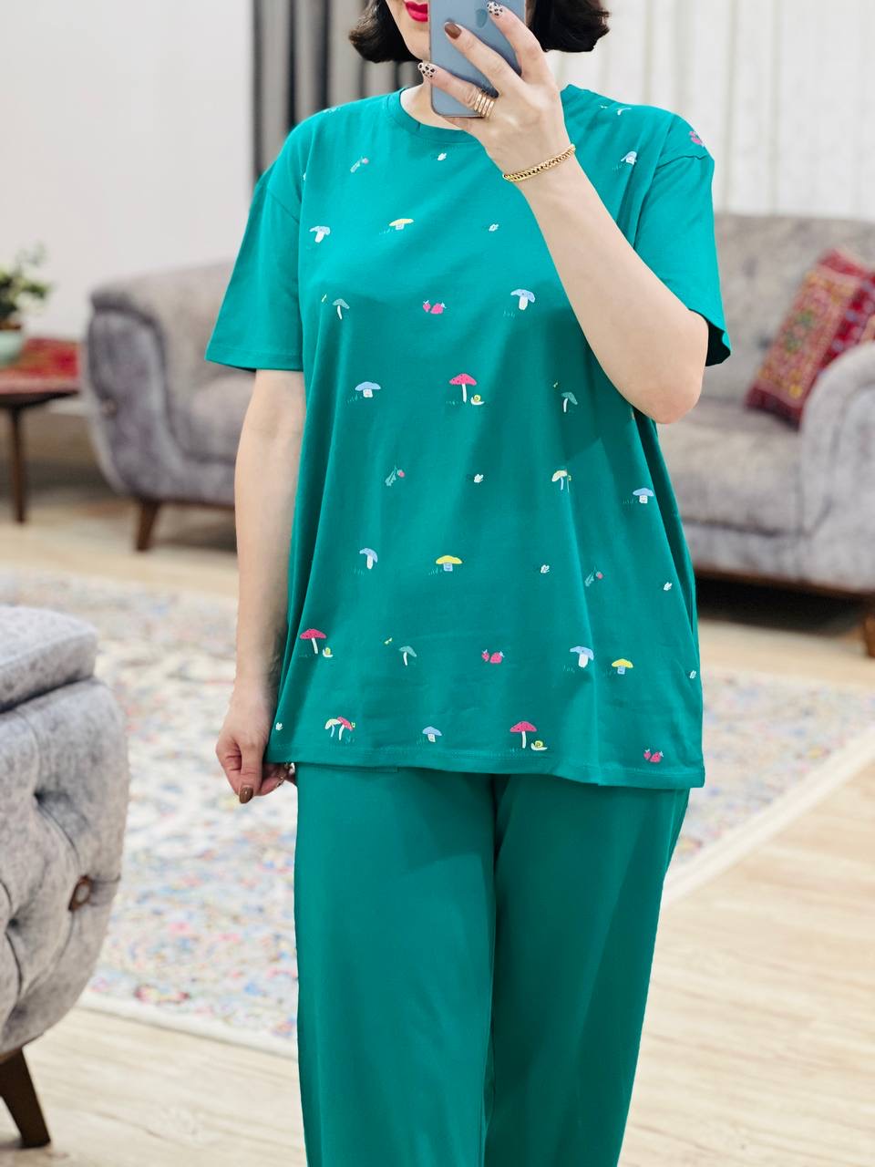 عکس محصول تیشرت و شلوار قارچ - شماره 6