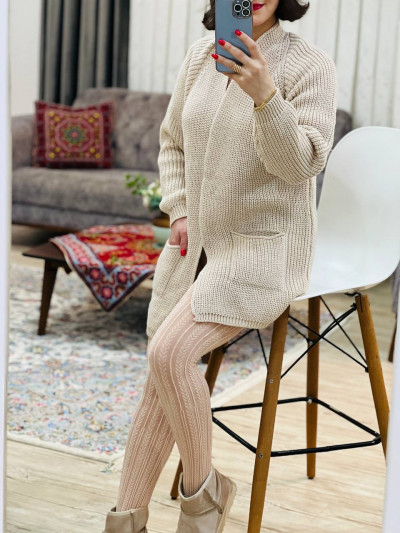 ژاکت بافت ساده